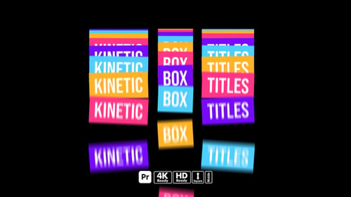 Kinetic Box Titles for Premiere Pro – Dynamic Box Style Text Animations for Modern Videos