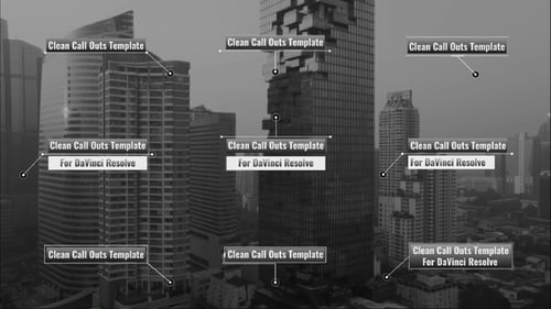 Elegant Modern Call Outs for DaVinci Resolve