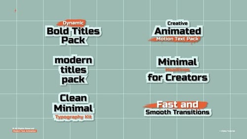 Modern Text Animation 2.0 | MOGRT (PP)