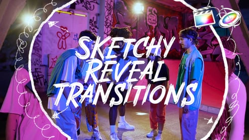 Sketchy Reveal Transitions