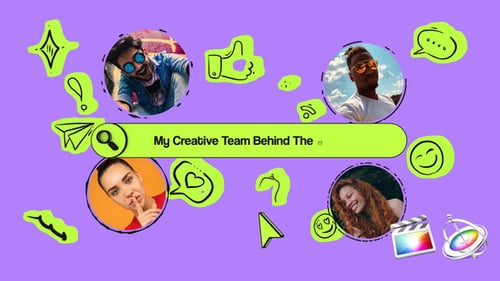 Creative Team Introduction with Playful Doodle Animations