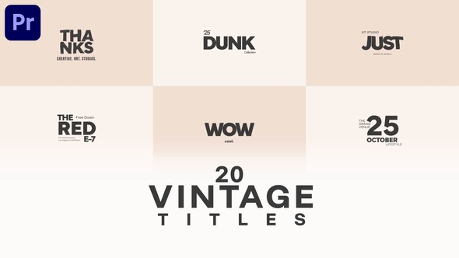 Modern Dynamic Kinetic Text Title Animations, Titles ft. modern text ...