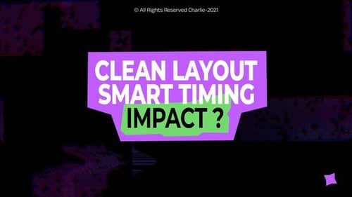 Dynamic Brush Stroke Text Titles with Glitch Effects