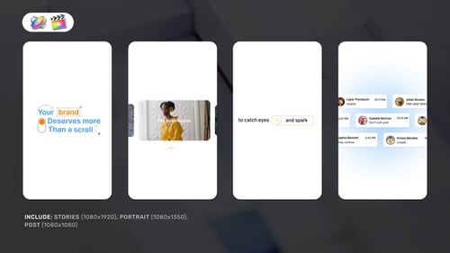 Vertical Brand Intro for FCPX