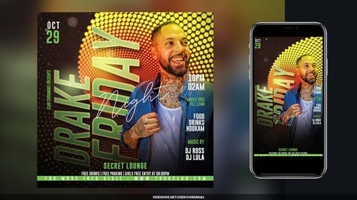 Dj Flyer Stories v23