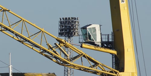 Time Lapse Harbor Crane 04