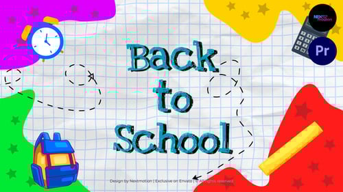 Back To School Promo | MOGRT