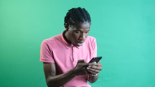 Black Man Expression Of Surprise