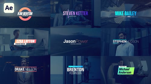 Animated Lower Thirds