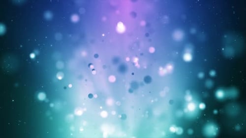 Colorful Particles Lights Motion Graphics Background