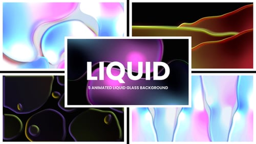 Liquid Glass Background Loop
