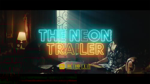 Neon Trailer Titles for Premiere Pro