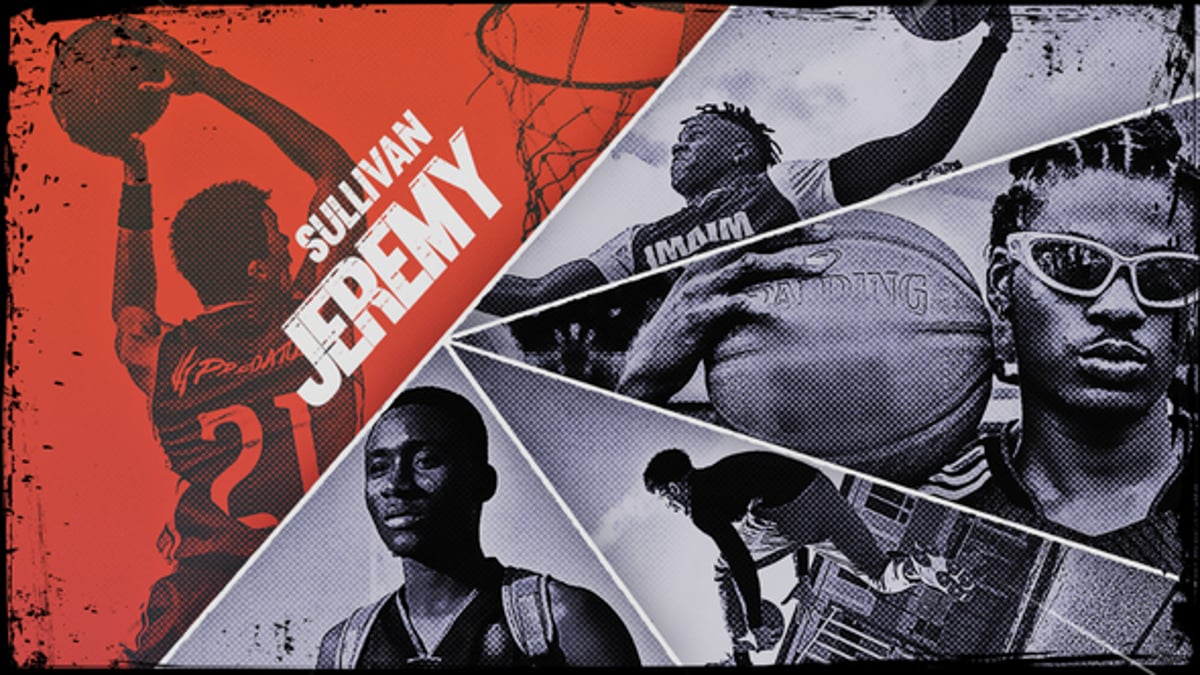 Dynamic Sports Player Lineup Intro with Grunge Halftone Effects ...