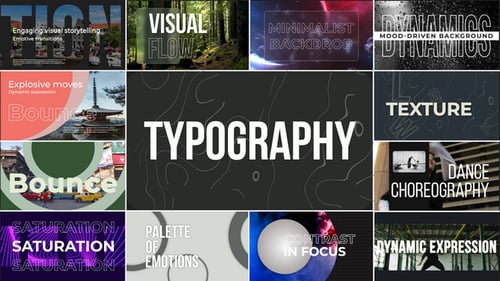Dynamic Animated Typography: Modern Text Reveals and Transitions