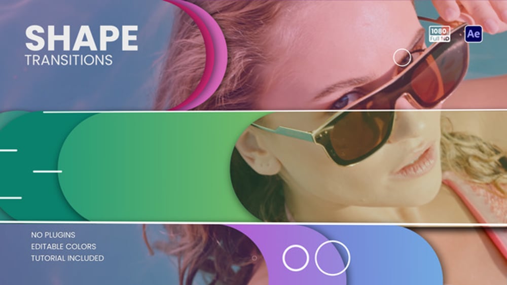 Dynamic Colorful Geometric Shape Transitions, Elements ft. shape ...