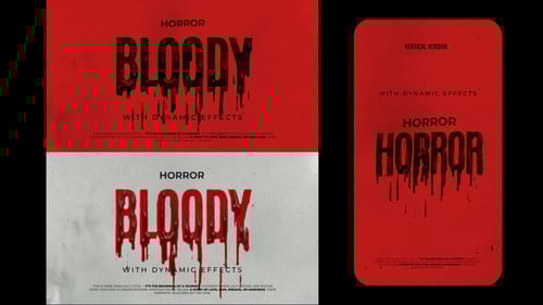 Halloween blood Title