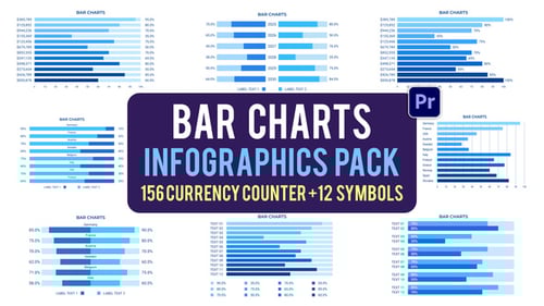 Bar Charts Infographics I MOGRT