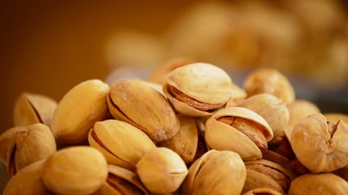 Pile of Pistachios in Shells