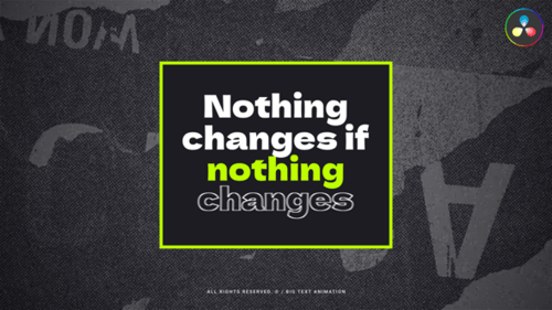 Big Text Animation \ DR