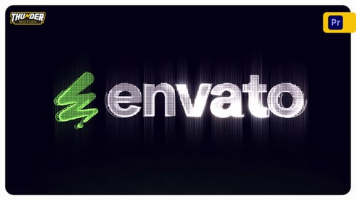 Dynamic Pixel Logo Reveal