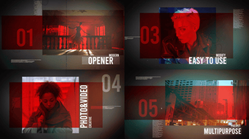 Modern Stylish Opener for After Effects