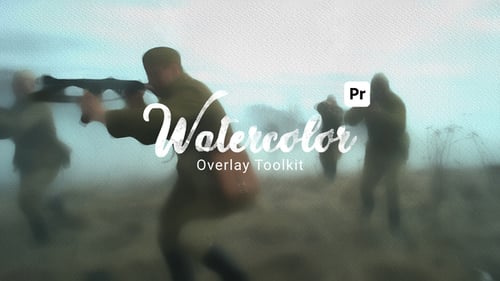 Kit d'outils de superposition à l'aquarelle pour Premiere Pro