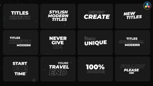 Kinetic TItles