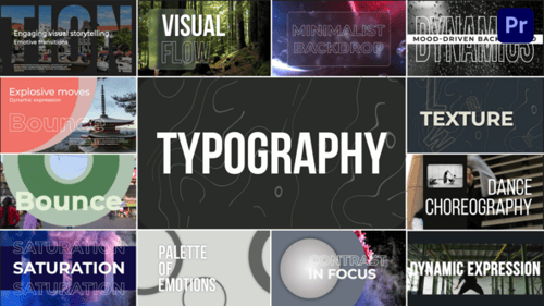 Kinetic Typography Modern Motion Graphics Pack