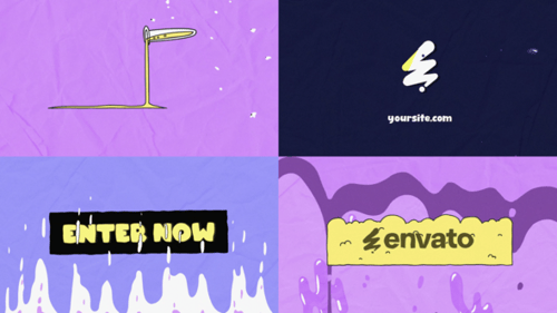 Chemical Reaction In School Logo for After Effects