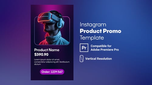 Sleek Vertical Product Promotion for Social Media Stories