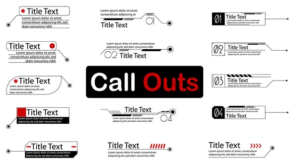 Call Outs, Elements ft. call out text & highlight text - Envato