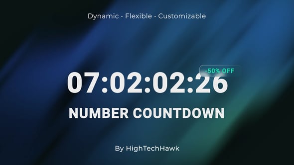 Versatile Number Countdown, Infographics ft. number countdown ...