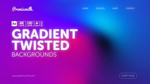 Gradient Twisted Backgrounds