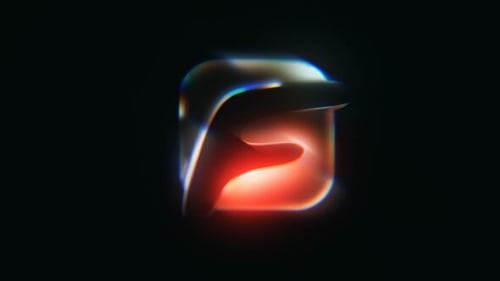 Dynamic Chromatic Glitch Logo Reveal Intro