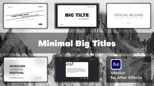 Minimal Big Titles