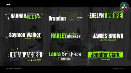 Drawing Lower Thirds \ DR