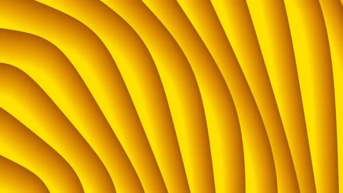 Seamless Abstract Yellow Fluid Waves Motion Background