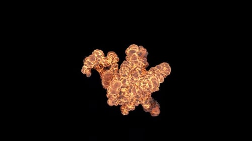 Dynamic Fire and Smoke Explosion Visual Effect