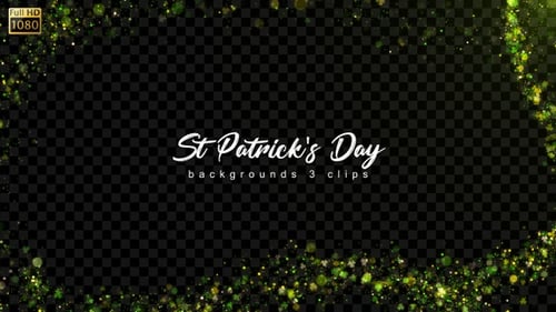 St Patrick's Day Particles