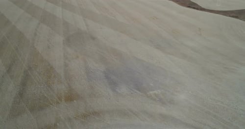 Aerial view of field 4k