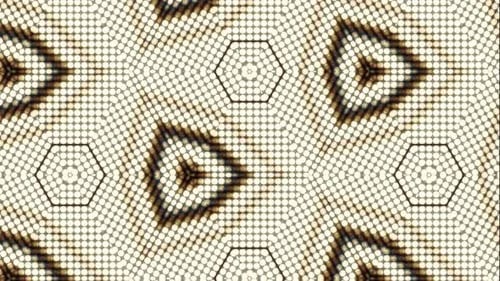 Pulsating Geometric Light Grid Abstract Background Loop