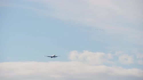 1Passenger Airliner on Final Approach
