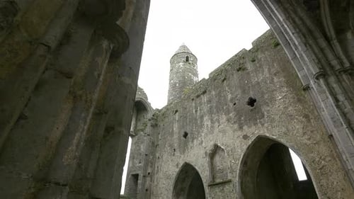 Stone walls and the Round Tower