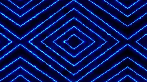 Nahtlose Animation mit abstrakten Energielinien. Leuchtende Energielinie mit Neonlicht. Vd 81
