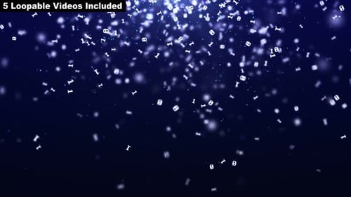 Pacote de números binários aleatórios (5 vídeos)