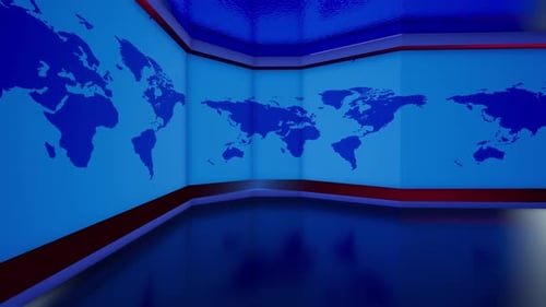 Virtual Set Studio For Chroma Footage