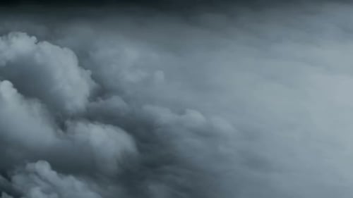 Dark Gray Clouds and Smoke Abstract