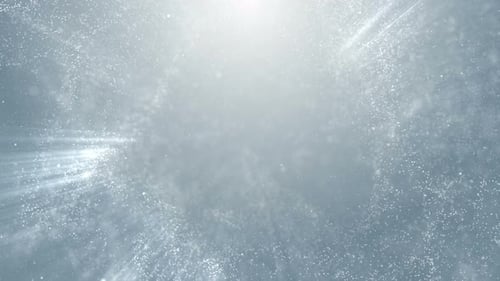 White Cosmic Dust Particle