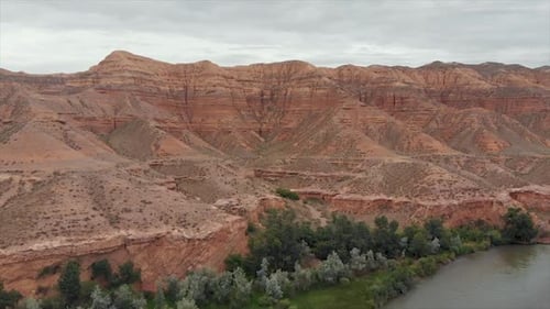 Charyn Canyon, Charyn National Park in Kazakhstan.