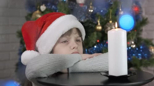 Child Stressfull Christmas Time